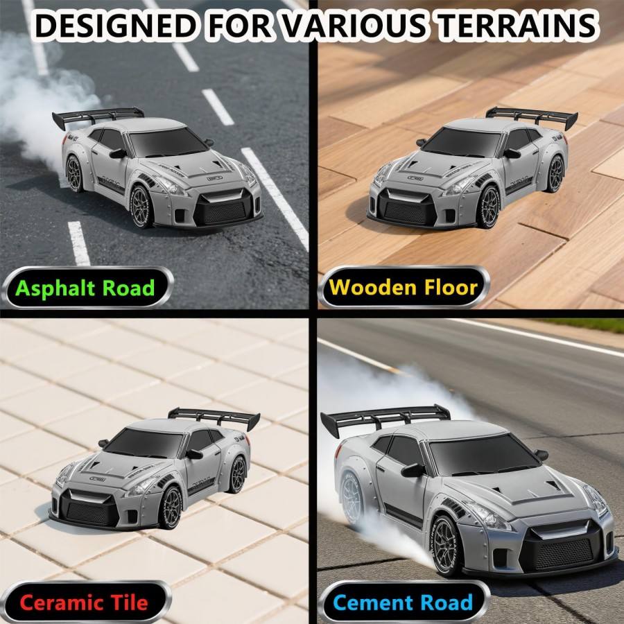 GTR Style RC Drift Car 1:24 – Electric Remote Control Drift Racer