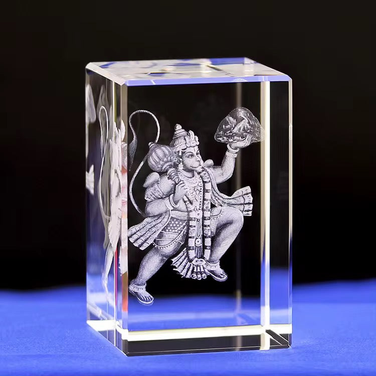 3D Laser Engraved Crystal Cubes