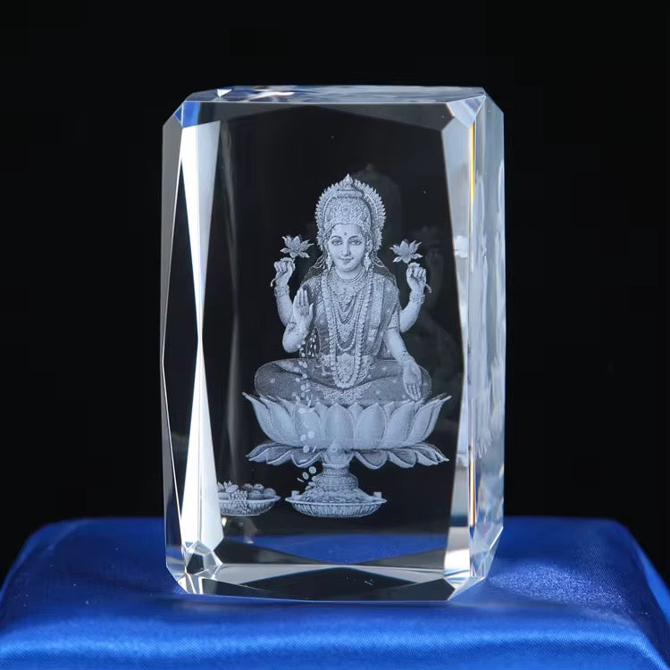 3D Laser Engraved Crystal Cubes